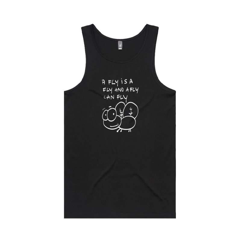A Fly Is A Fly Black Singlet by Carl Barron