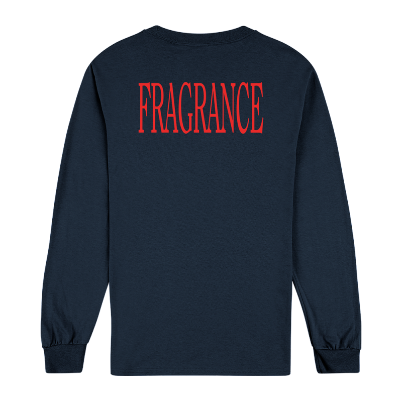 FLOWER NAVY LONGSLEEVE TEE by Fragrance Recordings
