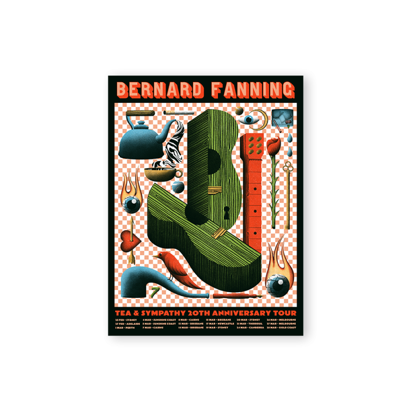 2026 Tour Pack (Black) by Bernard Fanning