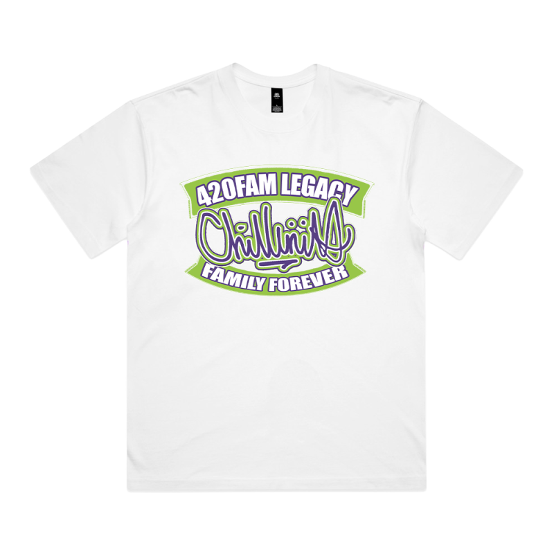420Fam Legacy White Tshirt by ChillinIt