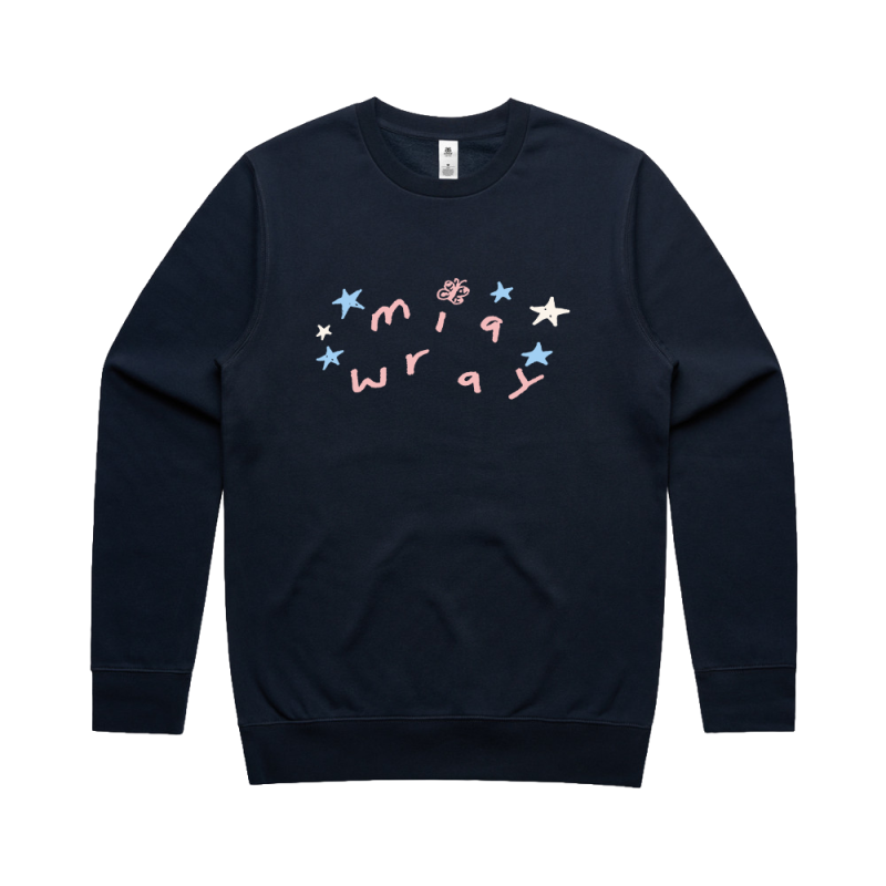 MIA WRAY NAVY SWEATER by Mia Wray
