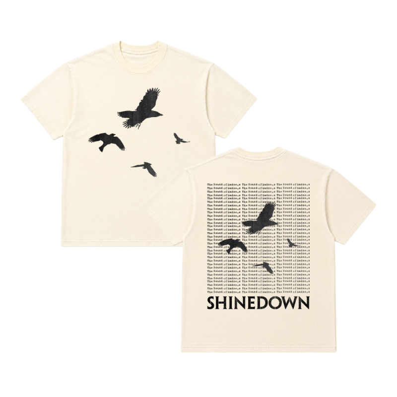 SOUND OF MADNESS CREAM TSHIRT by Shinedown