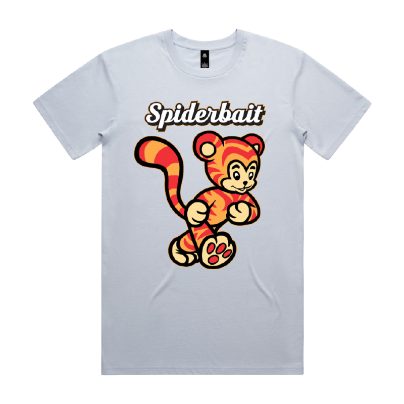 TIGER POWDER BLUE TSHIRT by Spiderbait