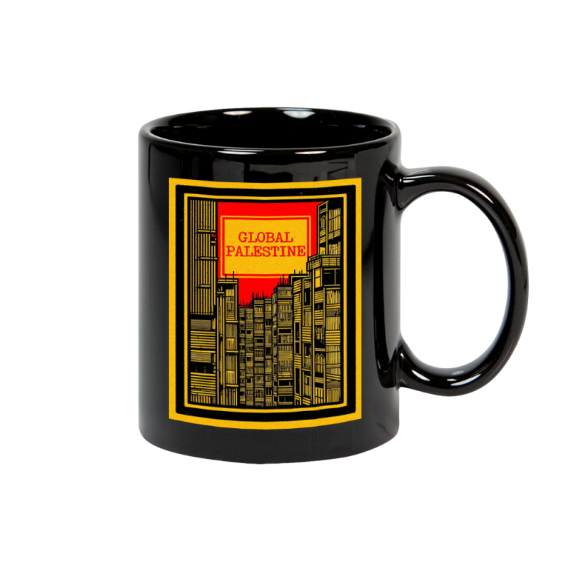 Global Palestine Black Mug by Antony Loewenstein