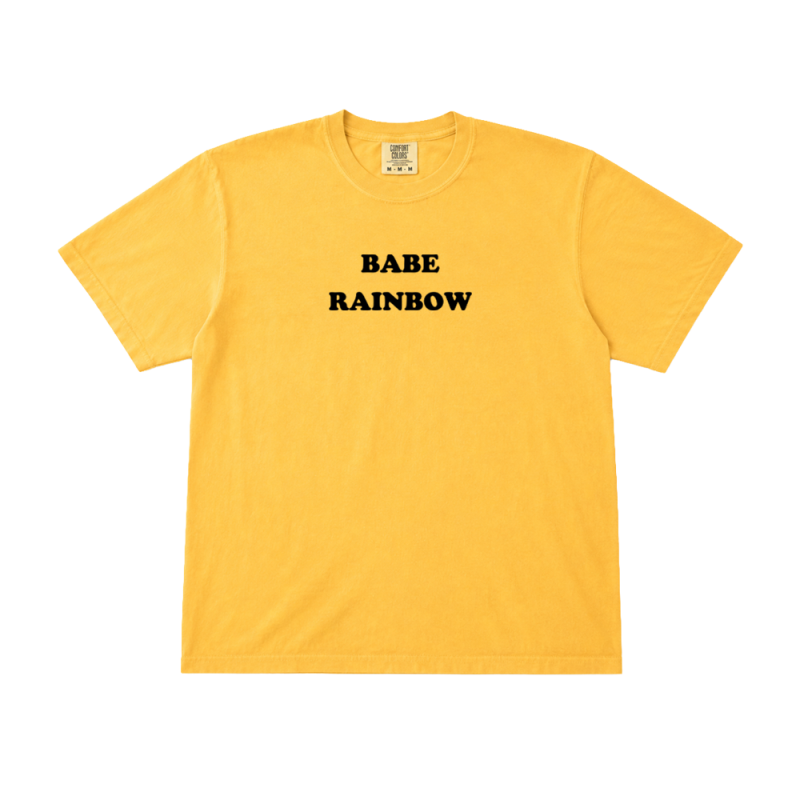 Babe Rainbow Flock Logo Tshirt + Gold Vinyl LP by Babe Rainbow