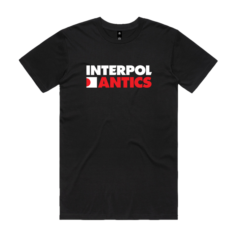 Antics Black Tshirt by Interpol