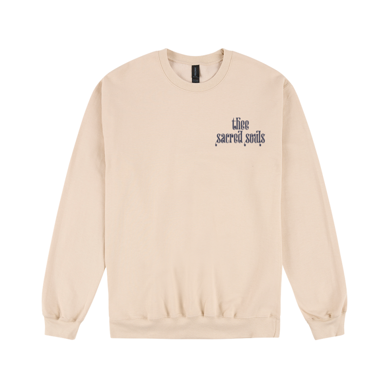 CIRCLE LOGO SAND SWEATSHIRT by Thee Sacred Souls