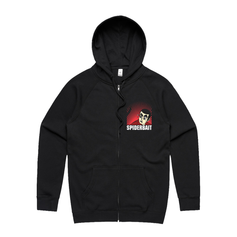 IVY TOUR BLACK ZIP HOOD by Spiderbait