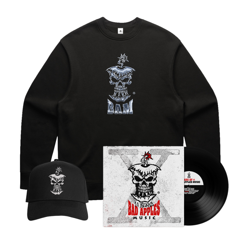 BAD APPLES MUSIC - BAM 10th Anniversary Vinyl + Chrome Bundle by Bad Apples Music