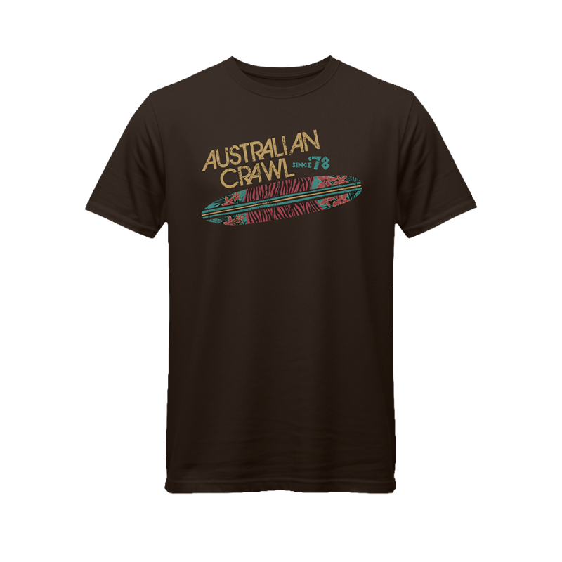 Surfboard Chocolate Tshirt by Australian Crawl