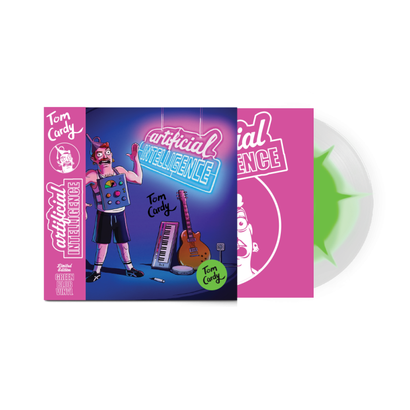Artificial Intelligence - Alien Green Blob Vinyl 1LP (SPECIAL EDITION) by Tom Cardy