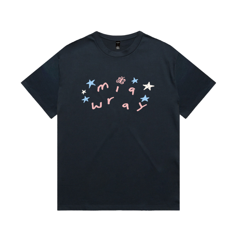 MIA WRAY NAVY TSHIRT by Mia Wray