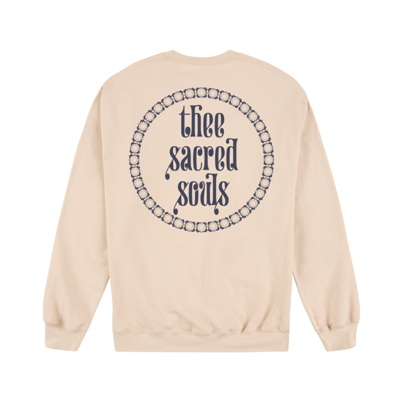 CIRCLE LOGO SAND SWEATSHIRT by Thee Sacred Souls
