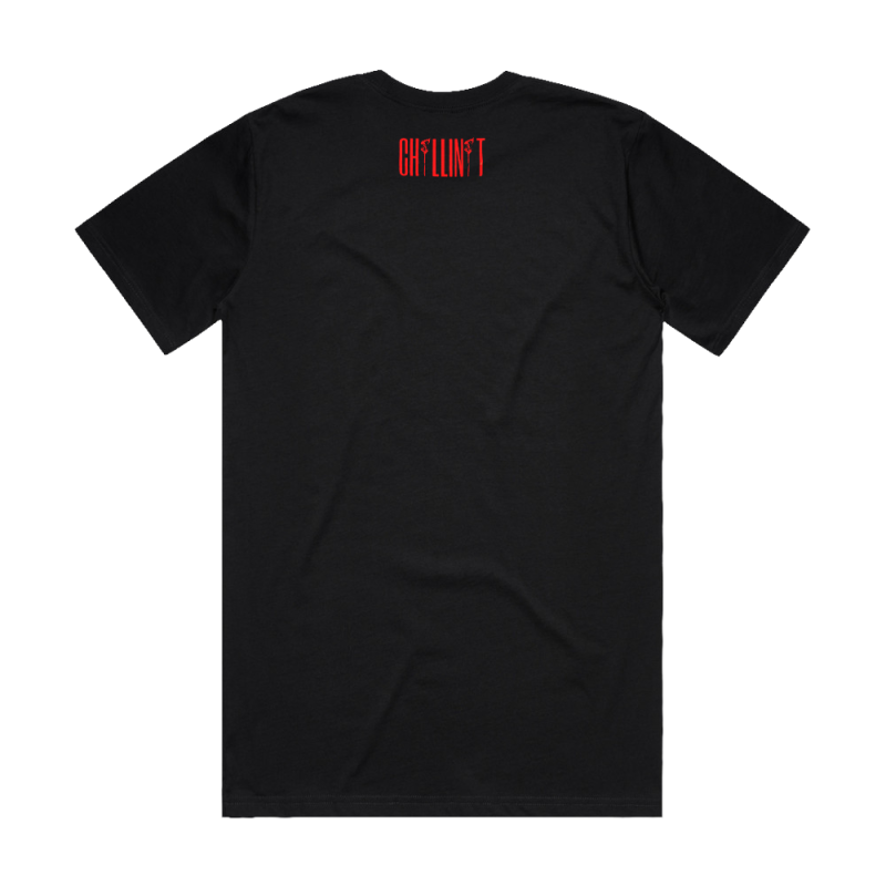 FAMILY TIES RED LOGO BLACK TSHIRT by ChillinIt