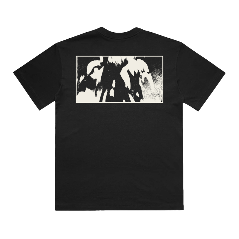 Blurry Pocket Logo Black Tshirt by Notion