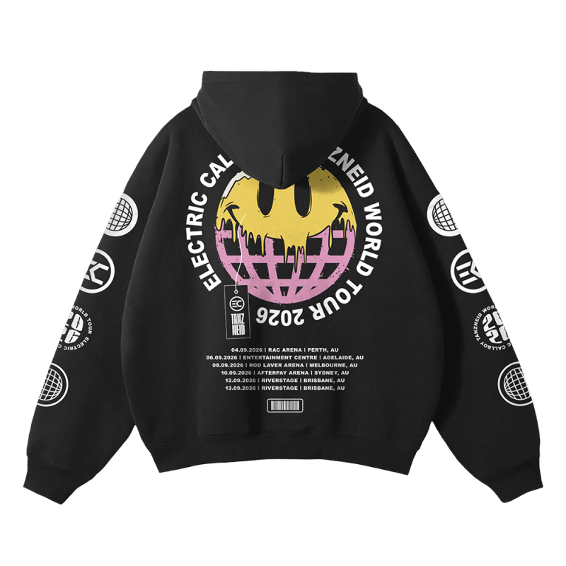 DATED GLOBE BLACK PULLOVER HOOD by Electric Callboy