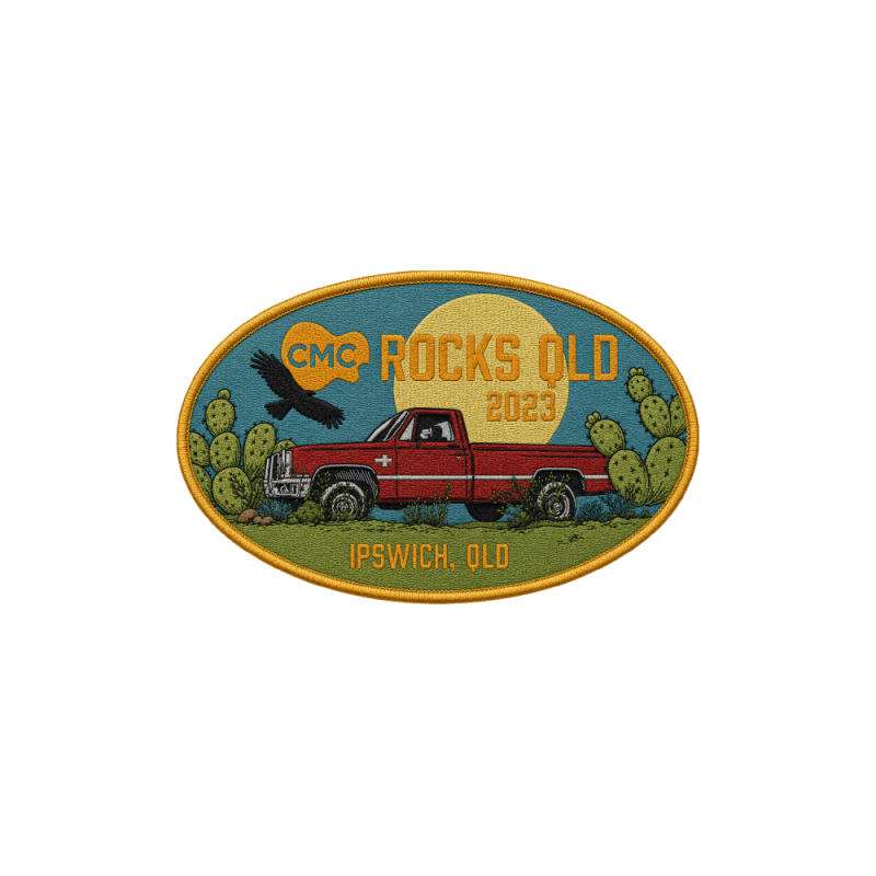 20th Anniversary Patch 2023 by CMC ROCKS QLD 2027