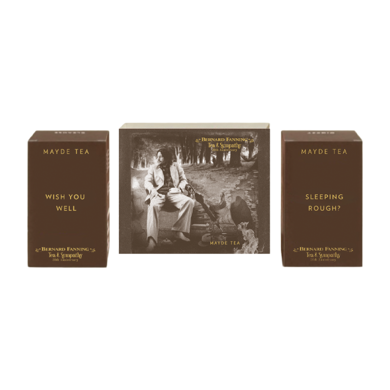 Blue Wren Tea Towel + Tea Set + Coaster Set by Bernard Fanning