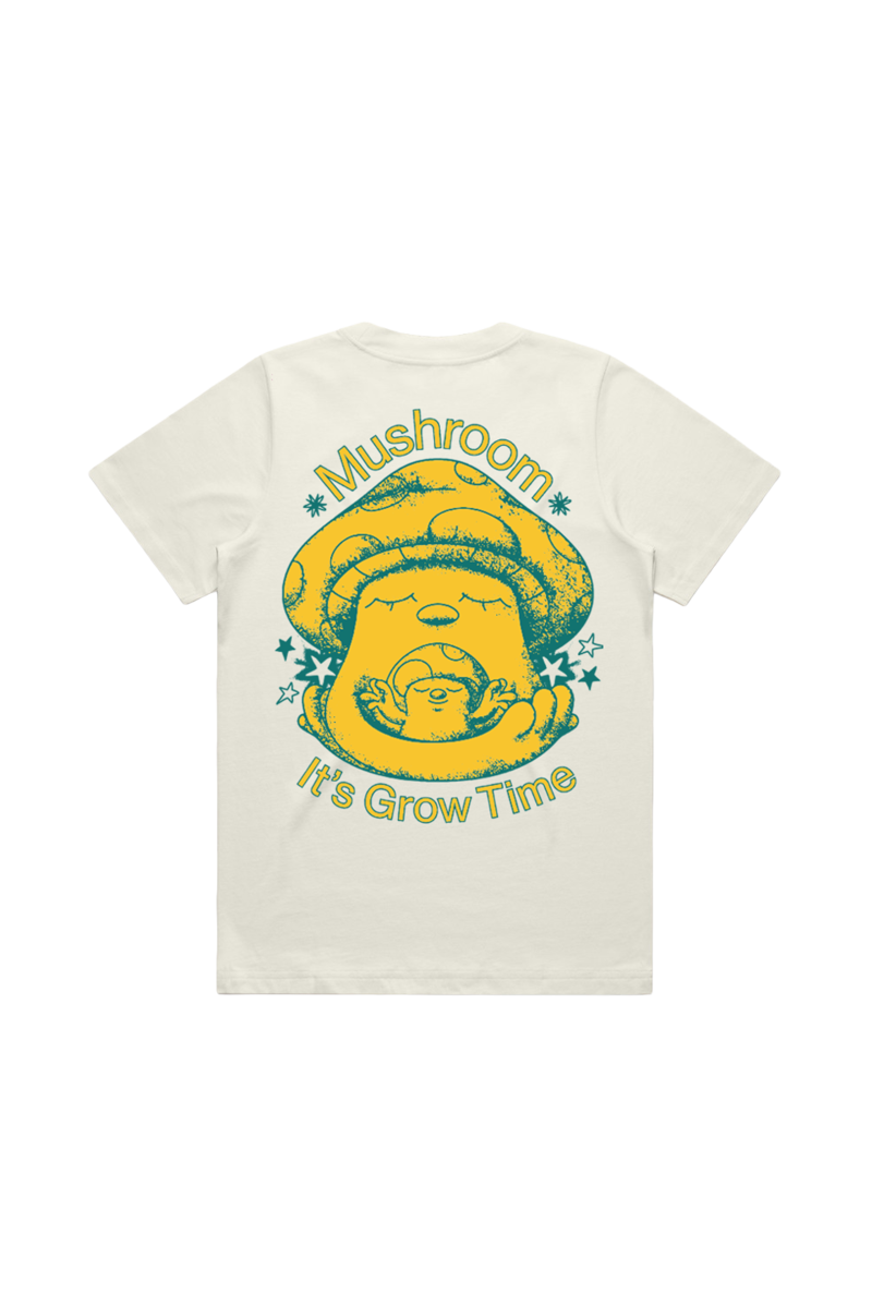 It's Grow Time Ecru Ladies Tshirt by Mushroom