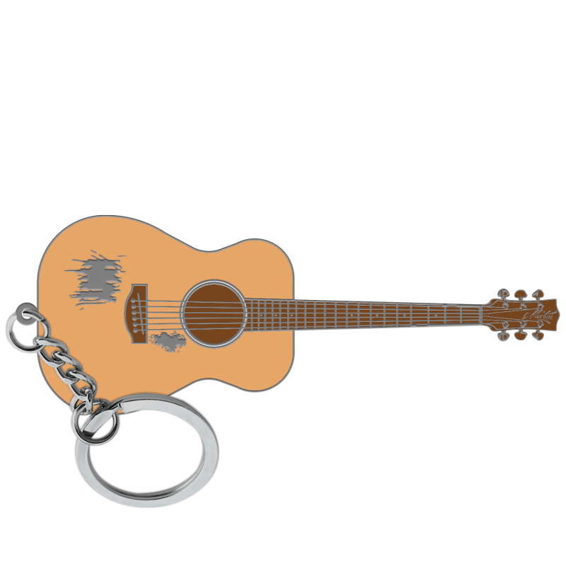 Metal Keyring – Guitar by Tommy Emmanuel
