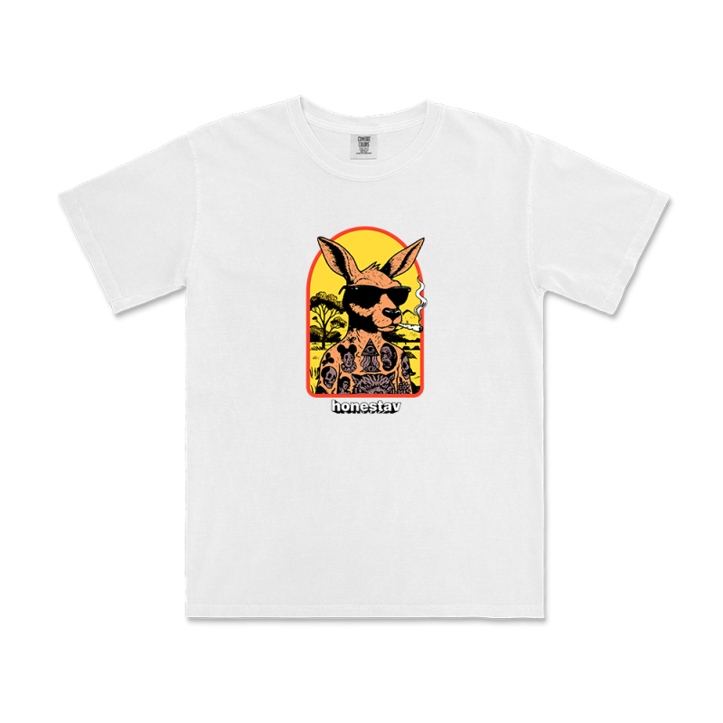 KANGAROO WHITE TSHIRT by Honestav