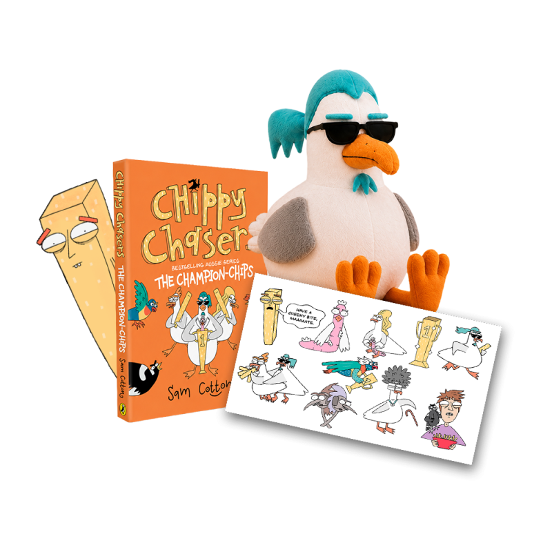 Chippy Chaser - Plush Toy Bundle by Sam Cotton