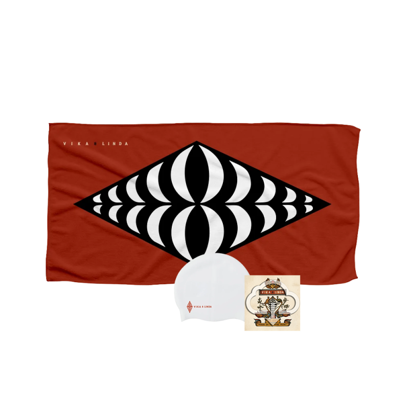 Beach Towel + Swimming Cap + Where Do You Come From? Digital Download by Vika & Linda