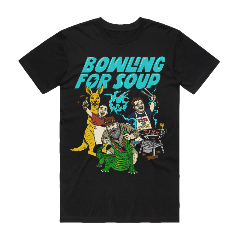 BOWL MY BONES BLACK TSHIRT by Bowling For Soup