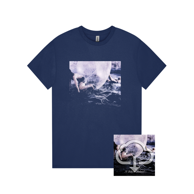 A Delicate Balance Blue Tshirt + Digital Download by Headsend