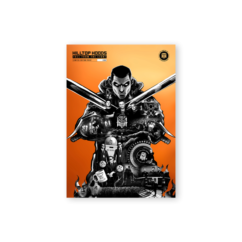 Fall From The Light - Exclusive A3 Poster by Hilltop Hoods (UMA)