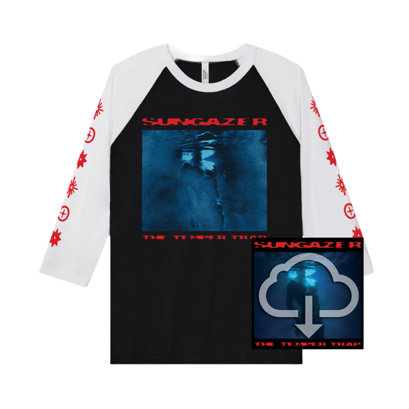Sungazer Album Raglan Tshirt + Digital Download by Temper Trap
