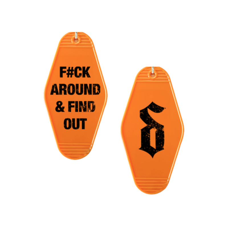 ORANGE KEYRING - F*CK AROUND by Shinedown