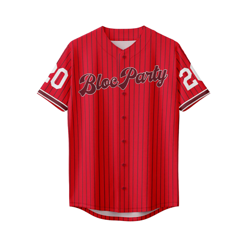 Bloc Party Baseball Jersey by BLOC PARTY