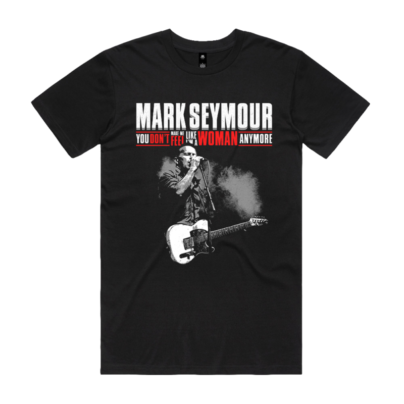 Say Goodbye Black Tshirt by Mark Seymour & The Undertow