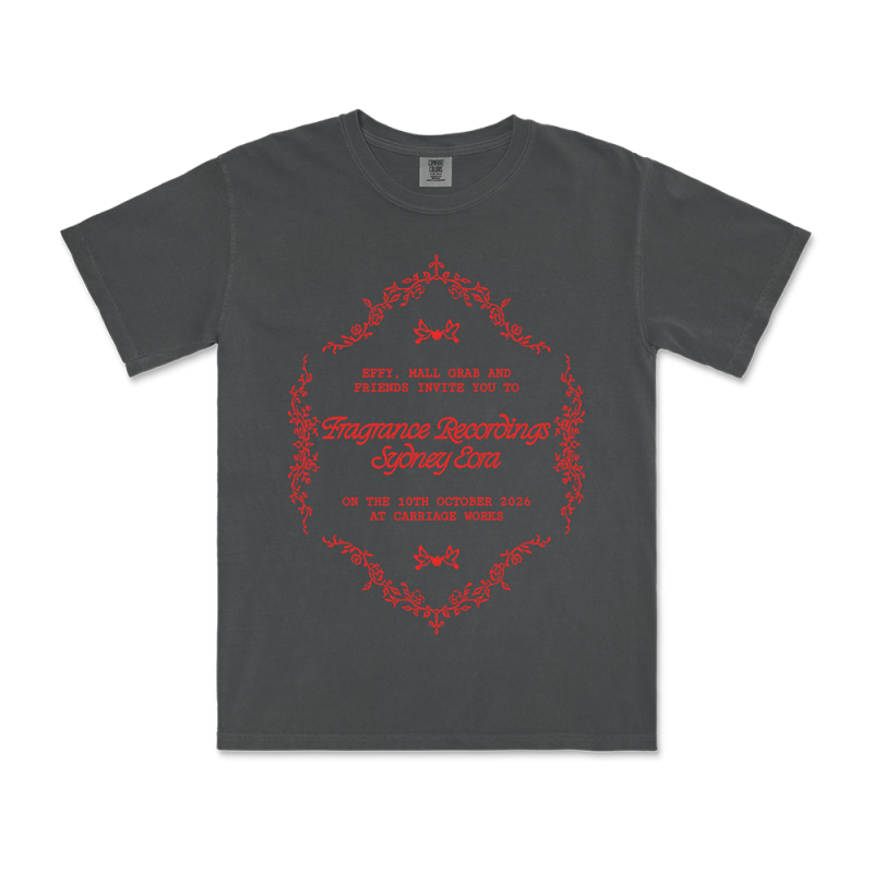 GRAPHITE T-SHIRT by Fragrance Recordings