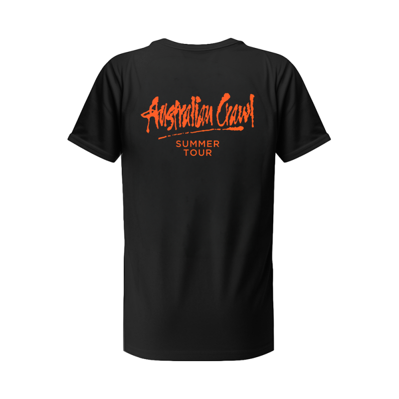 Boys Light Up Black Tshirt by Australian Crawl