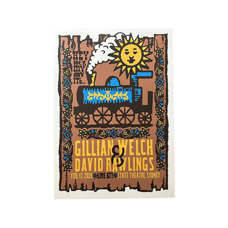 Show Poster (UNSIGNED) by Gillian Welch & David Rawlings