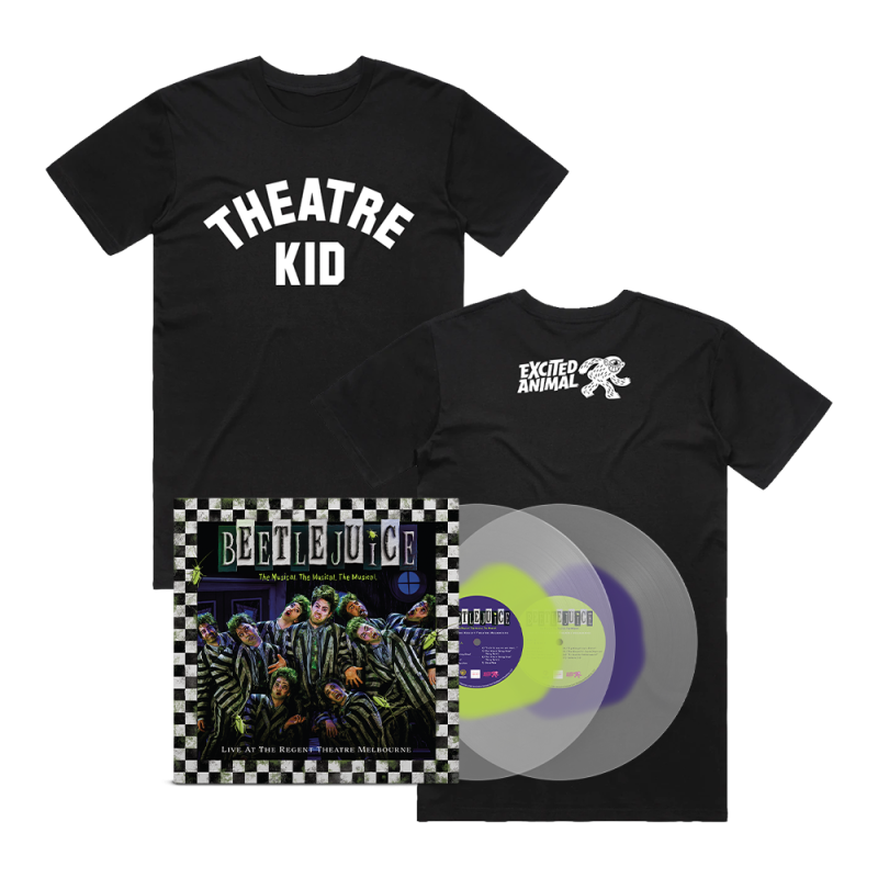 Beetlejuice The Musical Live At The Regent Theatre (Melbourne) Vinyl 2LP + Theatre Kid Tshirt (AU) by Excited Animal Records