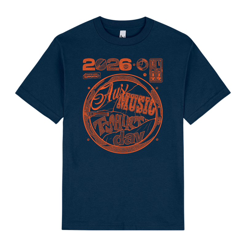 AusMusic T-Shirt Day × Sebi White (MONO) by Ausmusic T-Shirt Day Support Act 2026