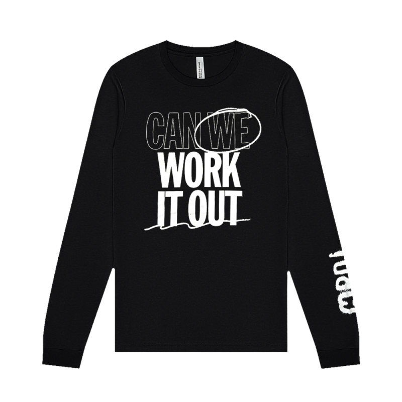 Can We Work It Out Black Longsleeve Tshirt by Gordi