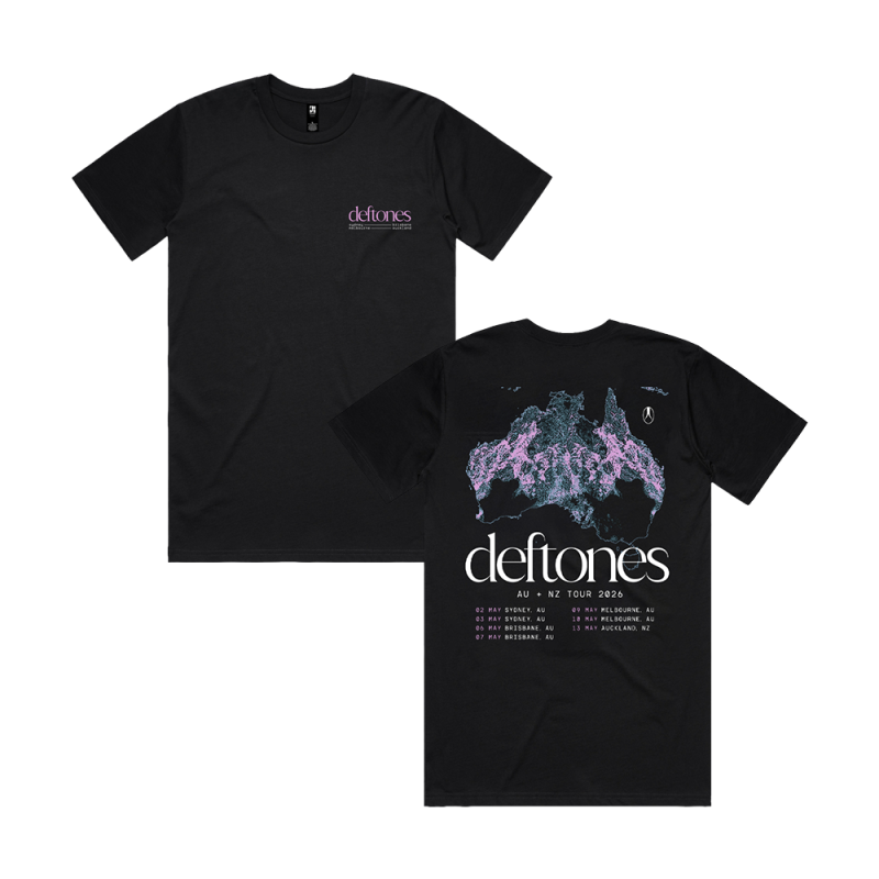 au / nz tour t-shirt by Deftones
