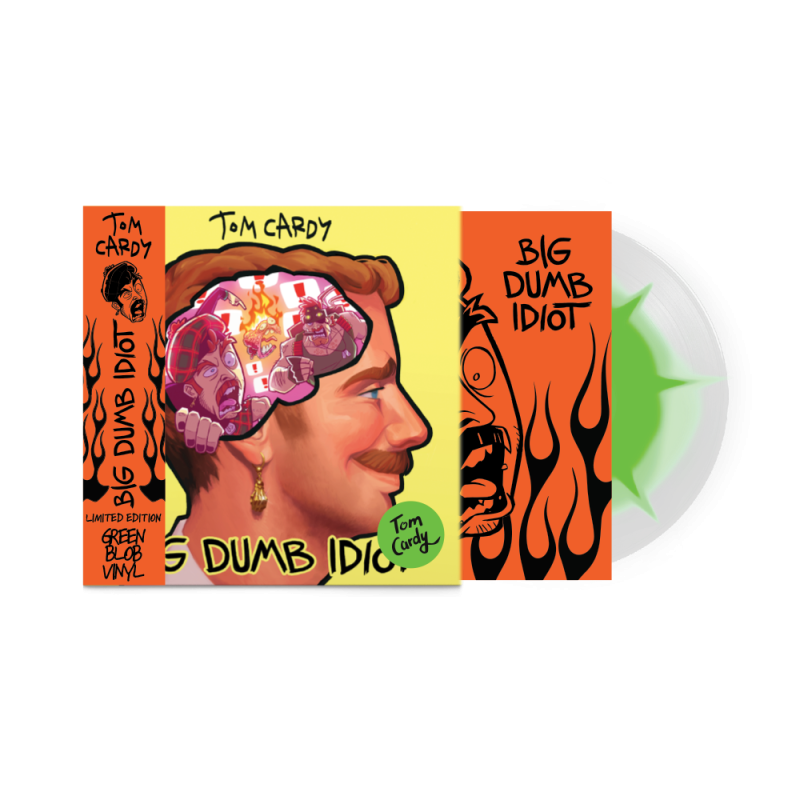 Big Dumb Idiot - Alien Green Blob Vinyl 1LP (SPECIAL EDITION) by Tom Cardy