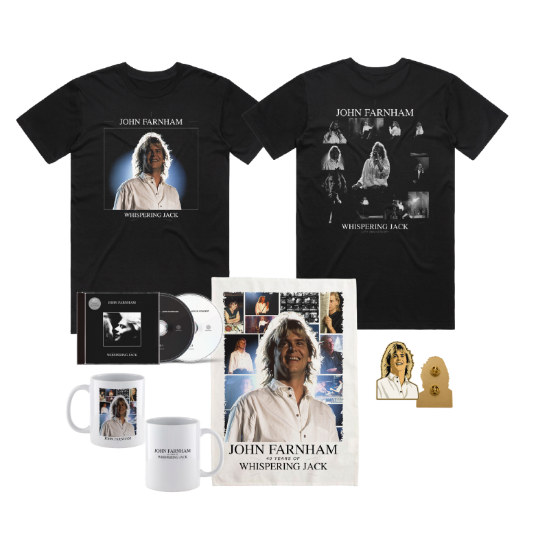 Whispering Jack 40th CD Bundle by John Farnham