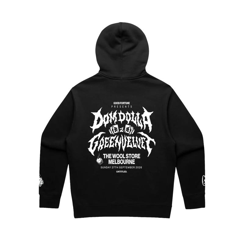 WOOL STORE BLACK HOOD by Dom Dolla