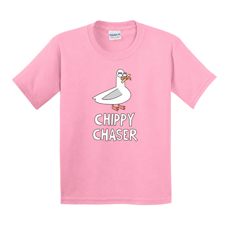 Chippy Chaser on Board Youth Tshirt by Sam Cotton