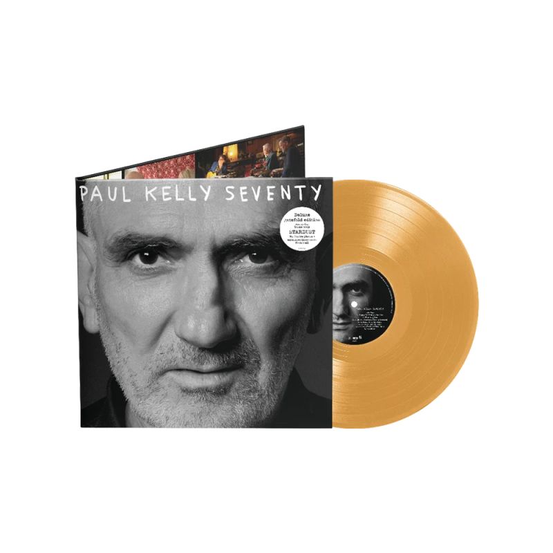Seventy Deluxe Edition 1LP Gold Vinyl by Paul Kelly