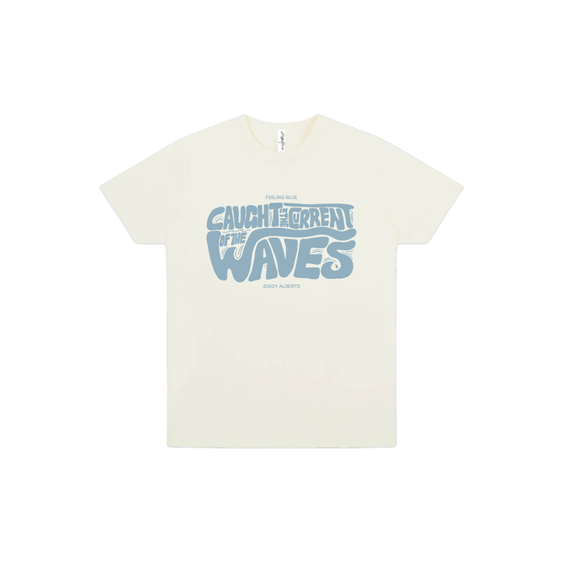 Feeling Blue White Kids Tee by Ziggy Alberts