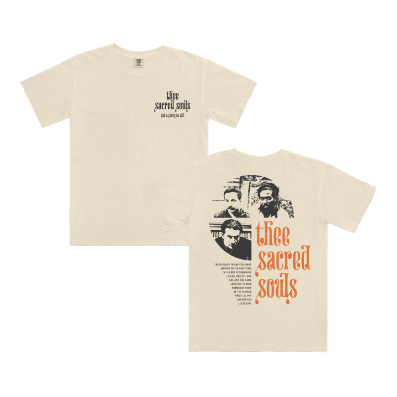 GOT A STORY TO TELL IVORY TSHIRT by Thee Sacred Souls