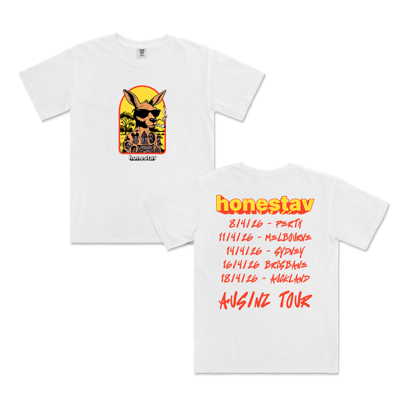KANGAROO WHITE TSHIRT by Honestav