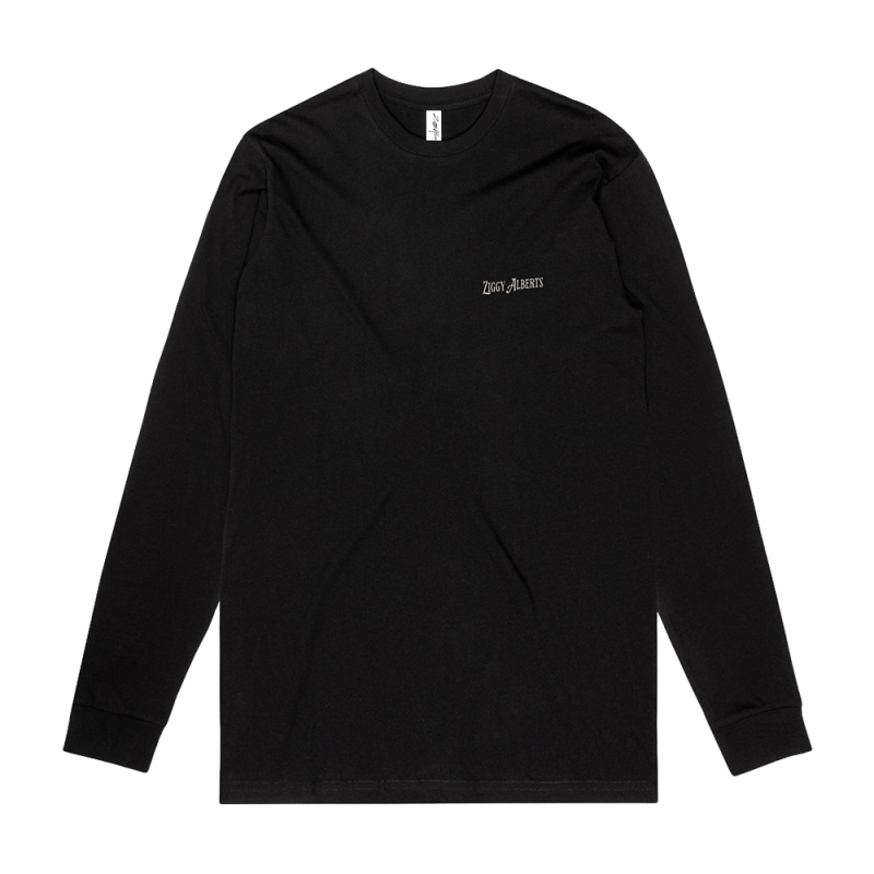 Adventurers Long Sleeve Black Tee by Ziggy Alberts